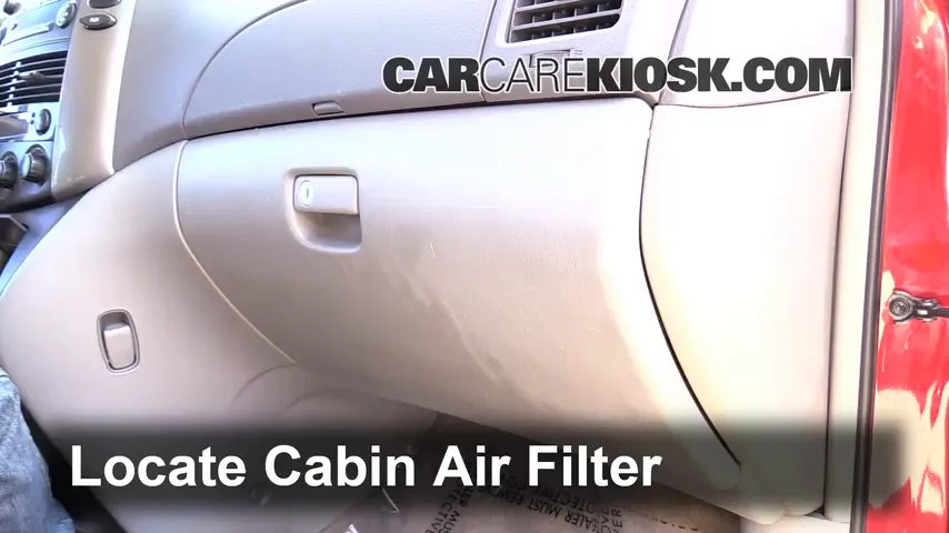2008 Toyota Sienna CE 3.5L V6 Mini Passenger Van Air Filter (Cabin)